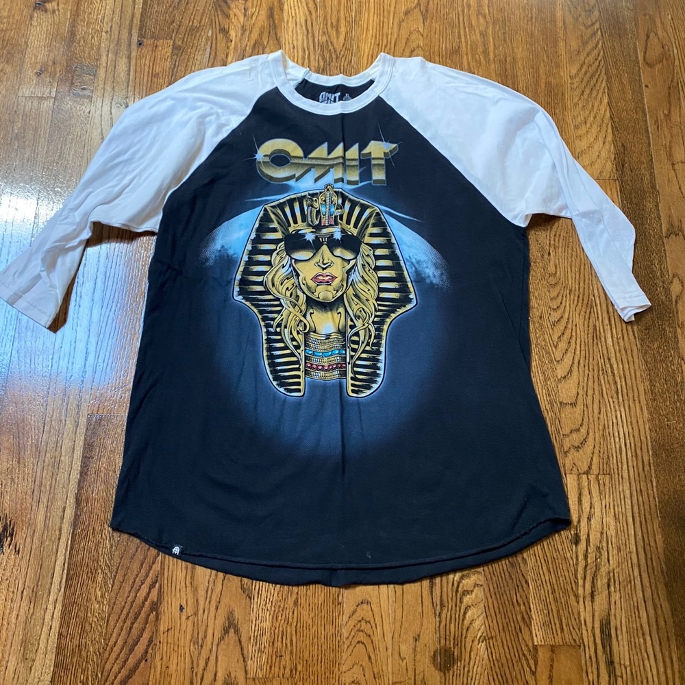 Omit Men’s XL Baseball Skate Tee T-Shirt